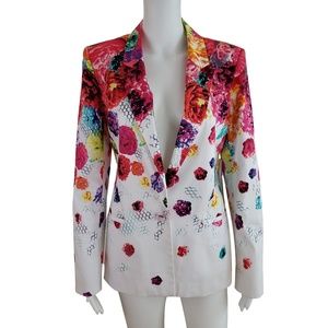 Prabal Gurung X Target Floral Blazer Jacket M